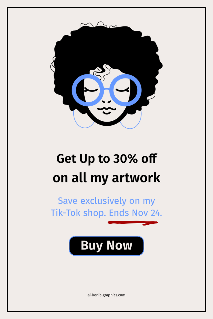 My Artwork is on Sale for Black Friday