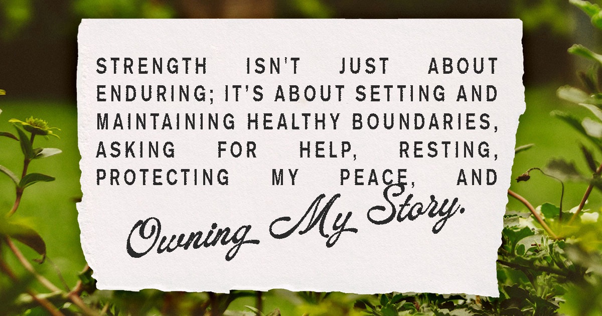 Why Do I Always Have To Be Strong