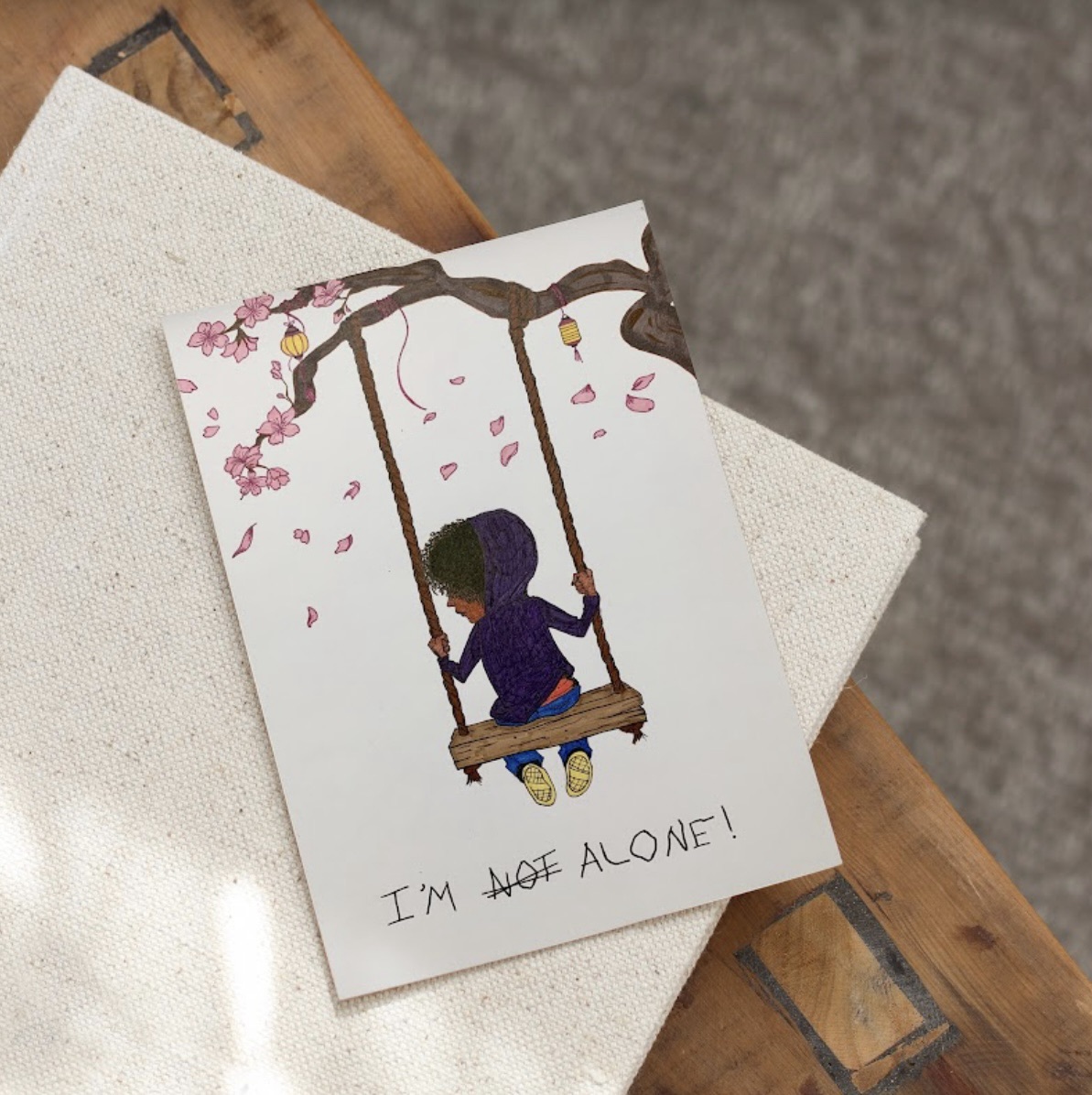 Lonely Swing, An Art Print by: Mellyssa A. Diggs